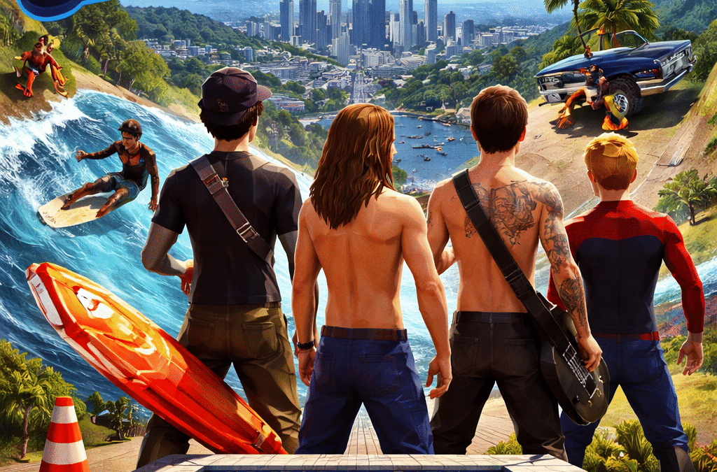 Red Hot Chili Peppers start gaming in Californication